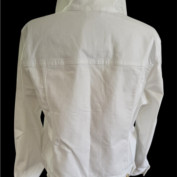 Brooks Brothers White Gold Jean Jacket Classic Design - Picture 3 of 8